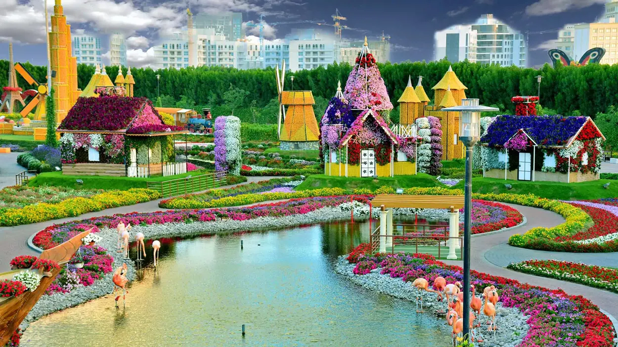 باغ معجزه دبی Dubai Miracle Garden