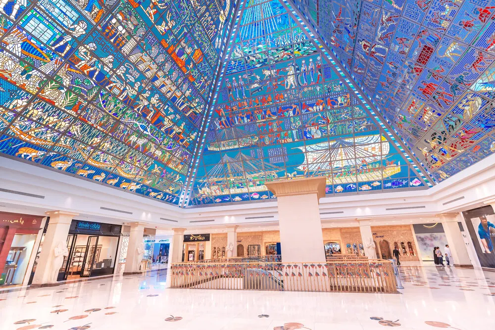 معماری مرکز خرید وافی مال Wafi Mall Architecture